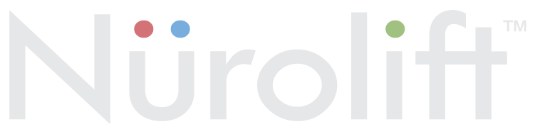 Logo For Nurolift Lions Mane Mushroom Supplements This Logo Version Is Best for Dark Backgrounds Nurolift Is The Leading Place To Buy Science Based Hericium Erinaceus Dry Powder Capsules For Nerve Health and Memory